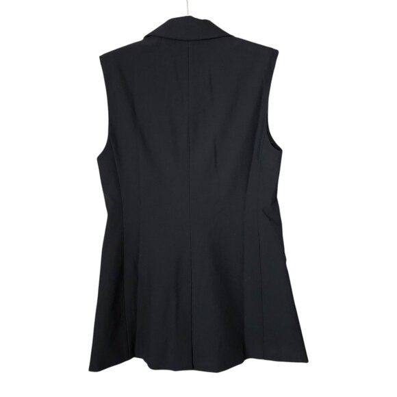 BANANA REPUBLIC Sculpted Suiting Vest in black NEW WITH TAGS size 0 - Picture 3 of 9